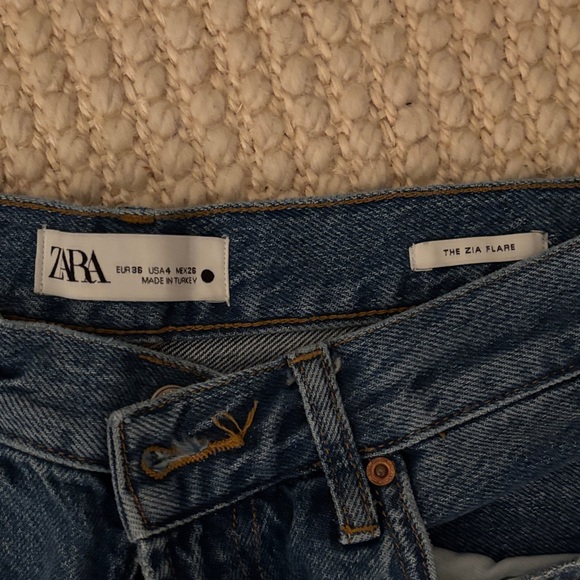 Zara The Zia Flare Women's Blue Jeans - Picture 6 of 6